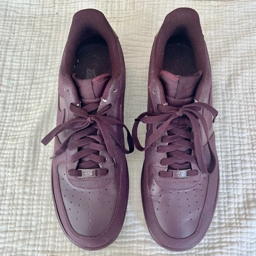 Nike | Jordan | Maroon Air Force One ‘07 ‘Tech Tuff’ 315122-605 Sneakers